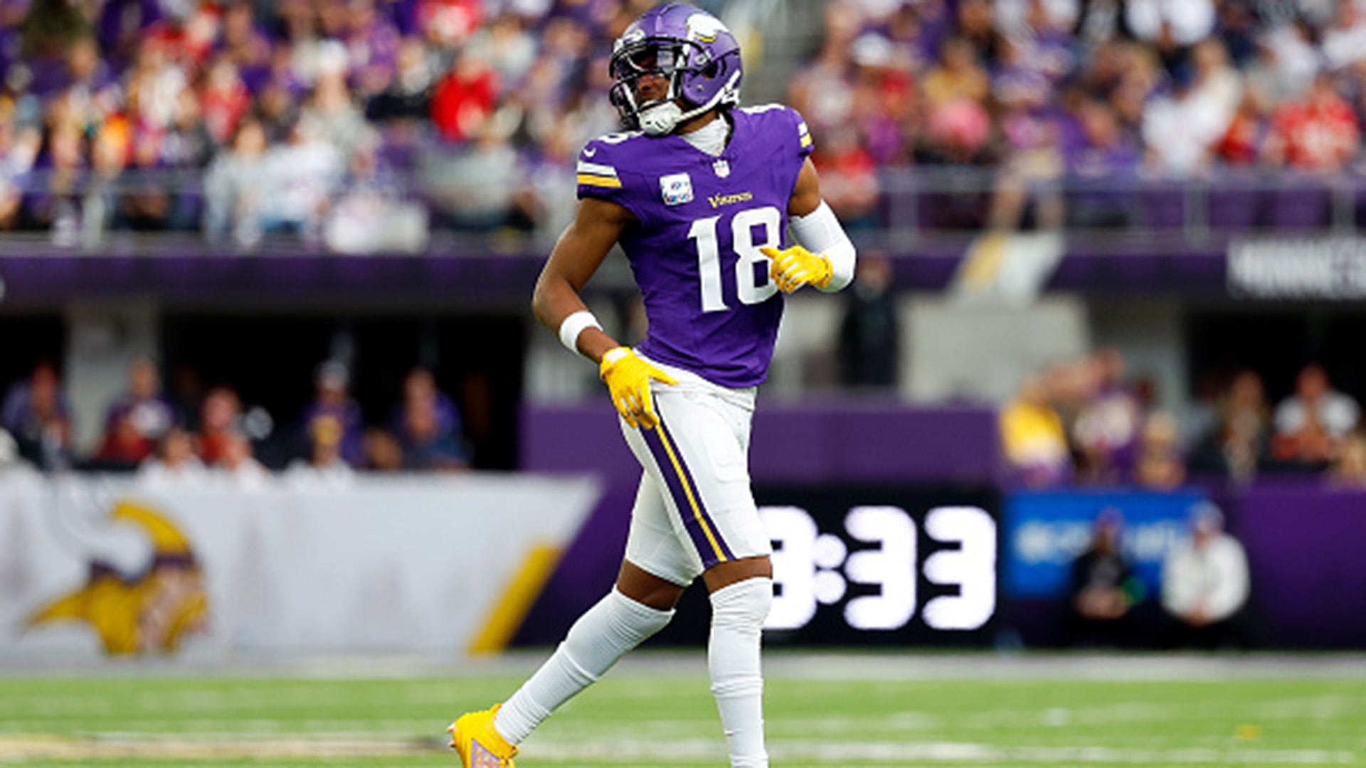 Vikings' Justin Jefferson Denies Fading in 2nd Half vs. Bucs