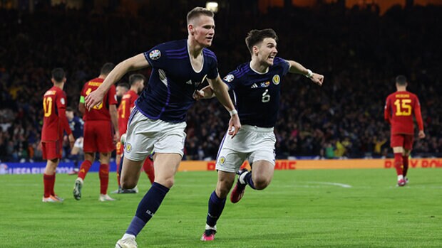 UEFA European Championship Qualifying: Scotland 2, Spain 0