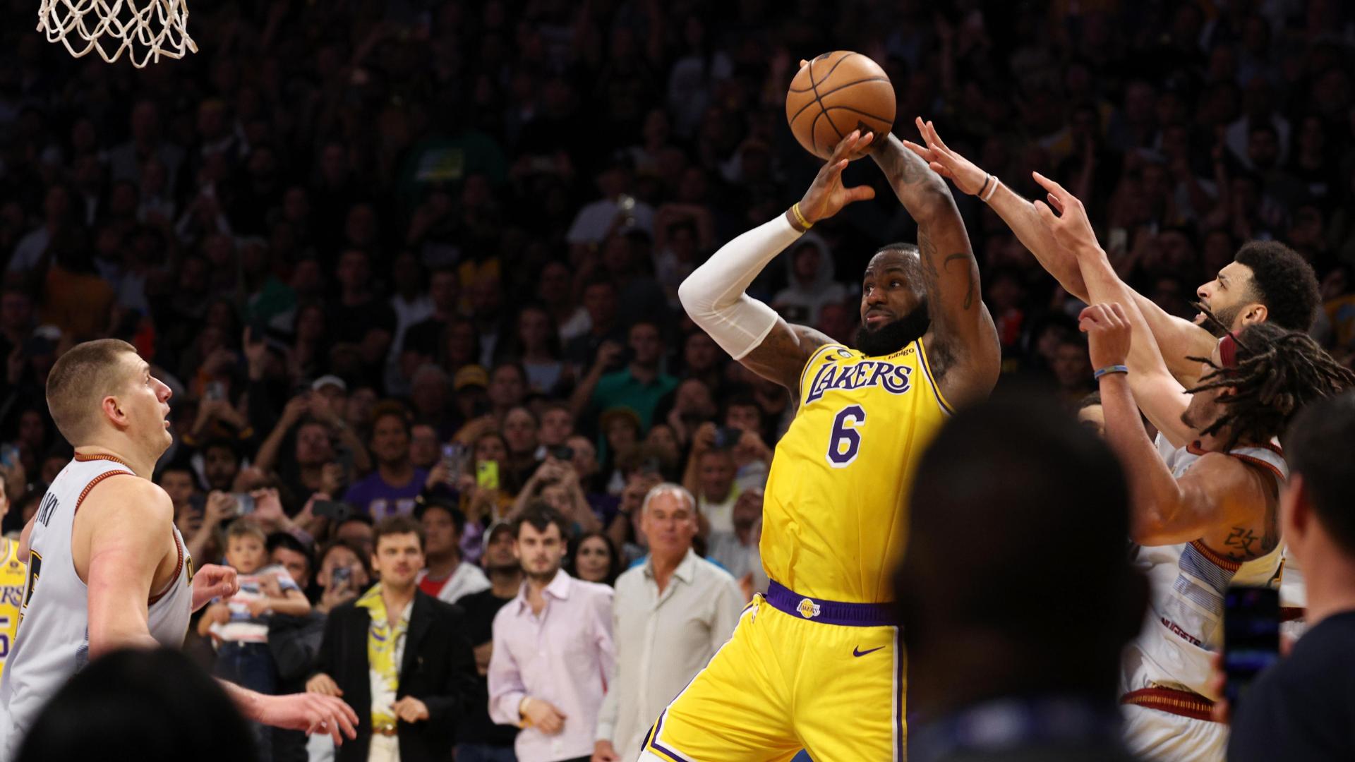 LeBron James posts historic first half questions future after Los