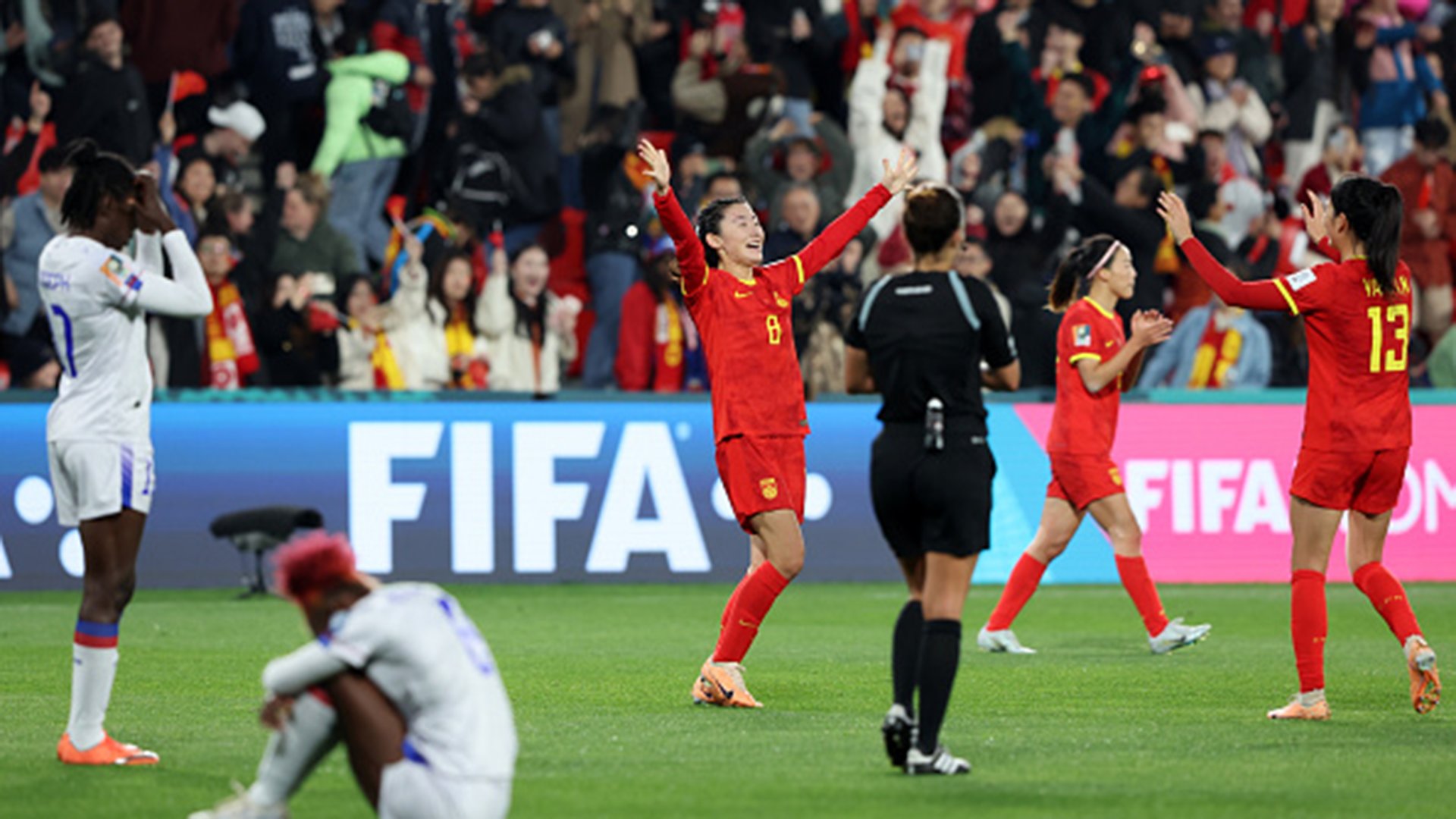 China 1-0 Haiti: Wang Shuang penalty secures China's first Women's