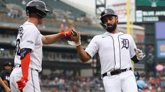 Whit Merrifield and Alek Manoah lead the Blue Jays to a 12-2 victory over  the Tigers Detroit News - Bally Sports