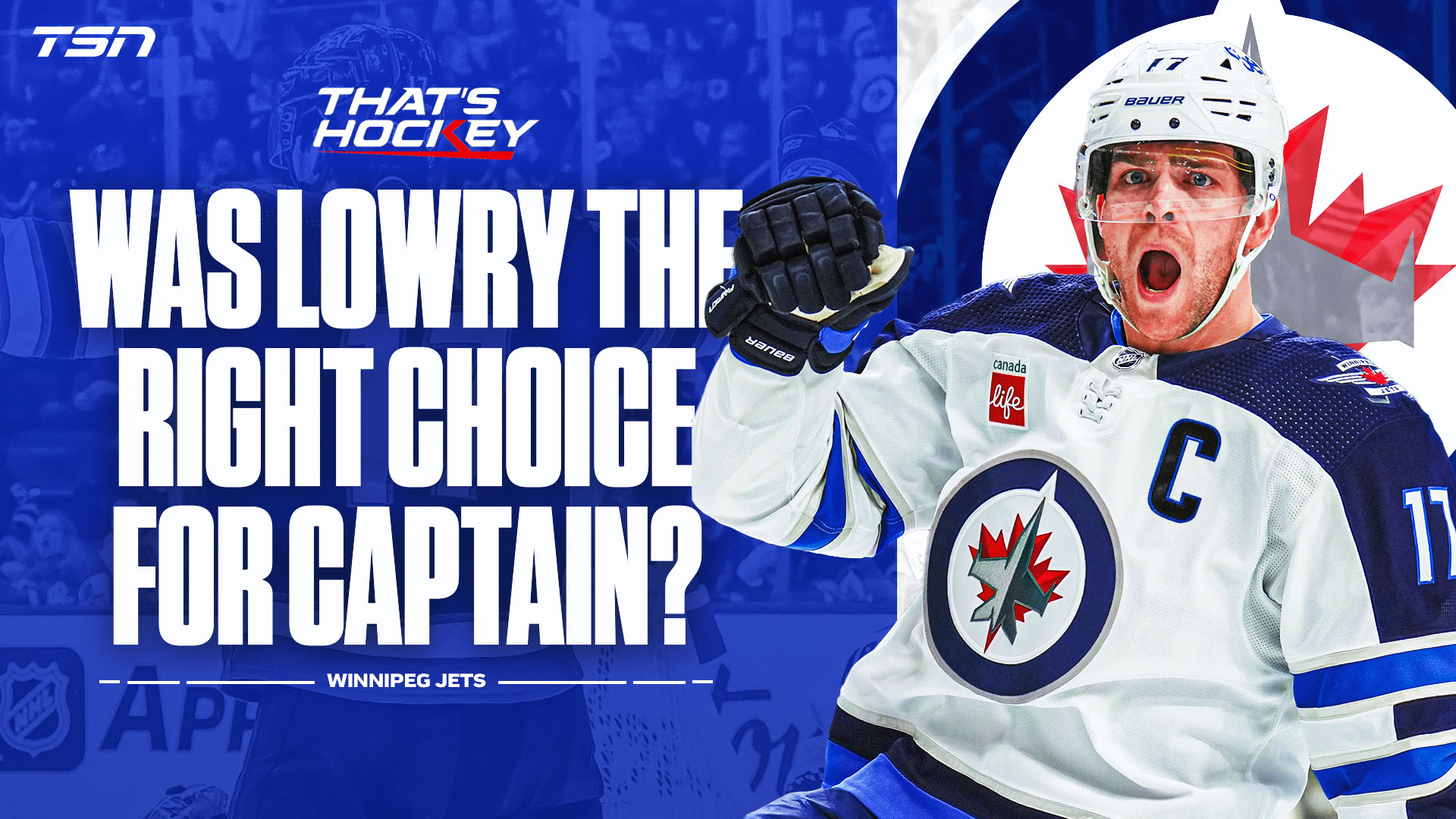 Adam Lowry Named Captain of the Winnipeg Jets