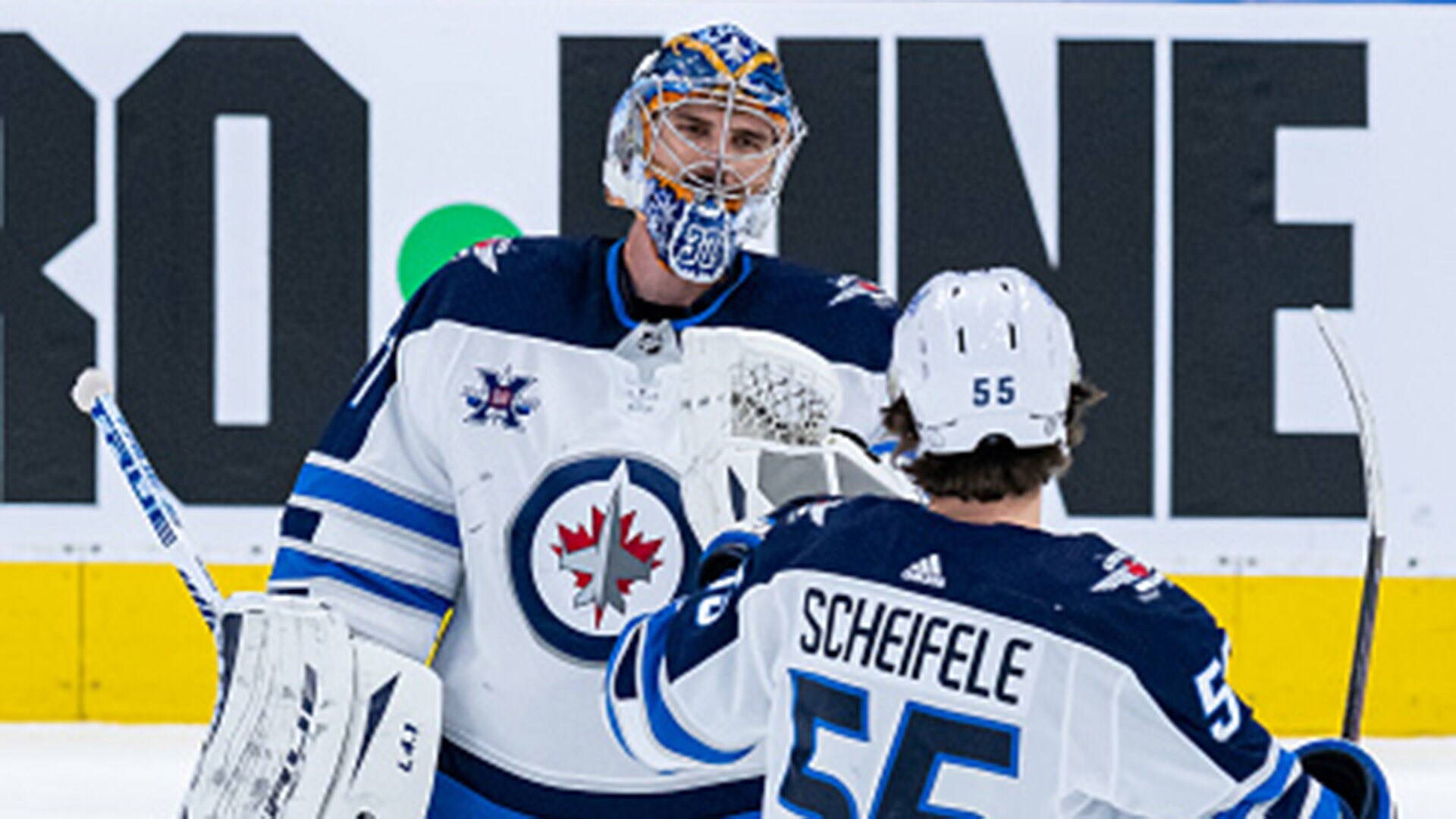 Jets players happy Mark Scheifele, Connor Hellebuyck remain on roster