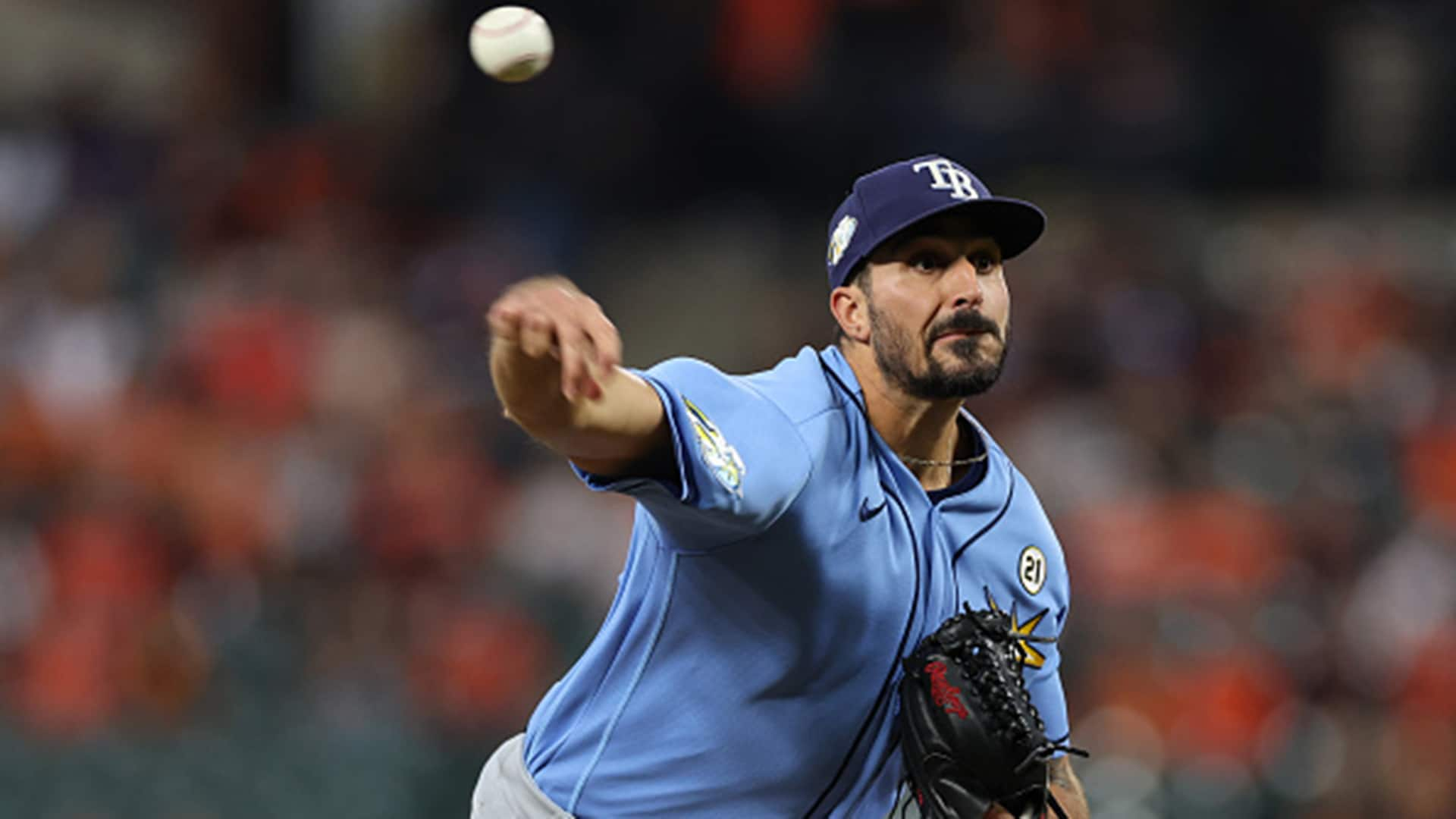 Rays' Zach Eflin fired up after tying Orioles atop AL East