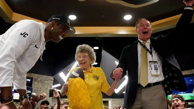 Coach Prime's special bond with a 98-year-old Colorado superfan