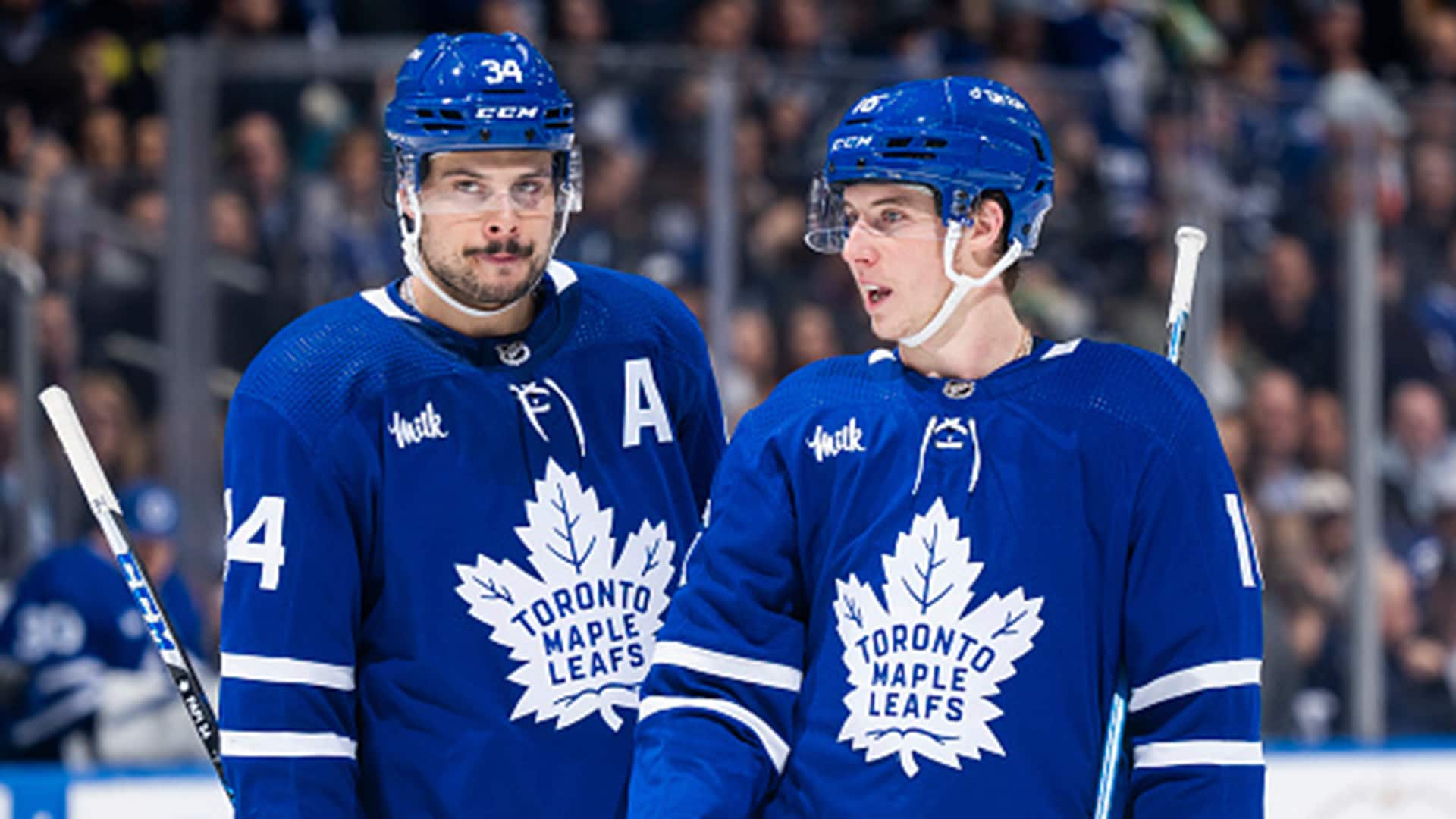 Mitch Marner Presents F1 Red Bull Drivers with Toronto Maple Leafs