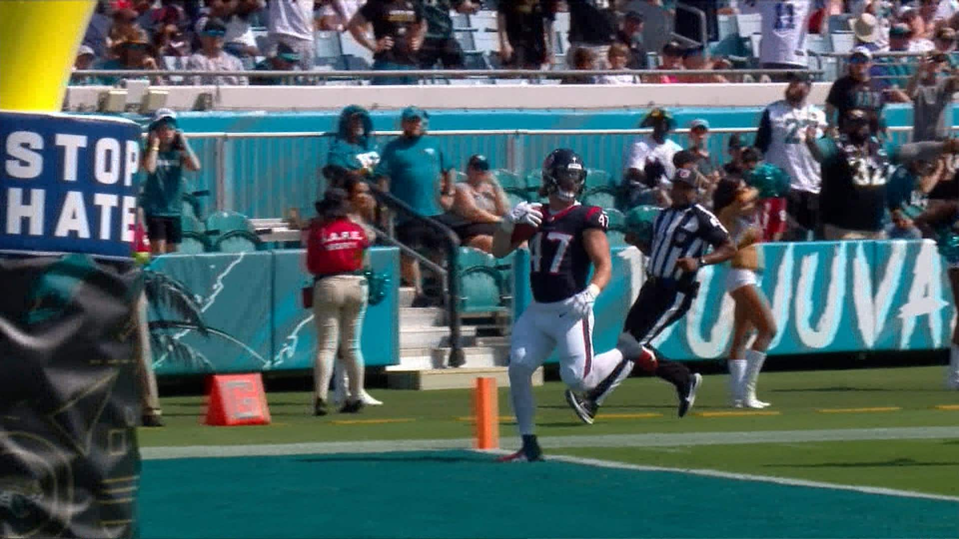 Beck's rare TD return propels Texans to a 37-17 rout of Jaguars