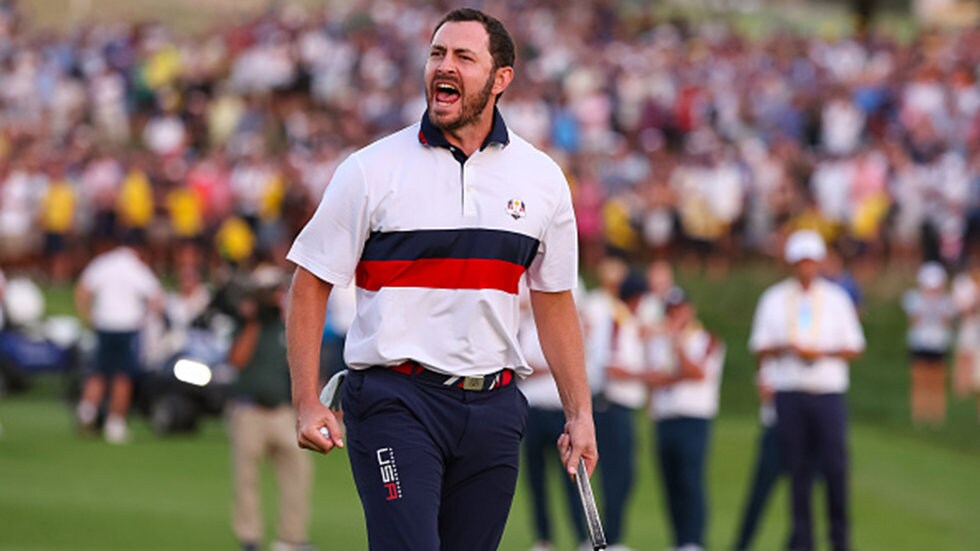 Cantlay sparks 3-1 U.S. four-ball win at Ryder Cup; Americans still in big hole 