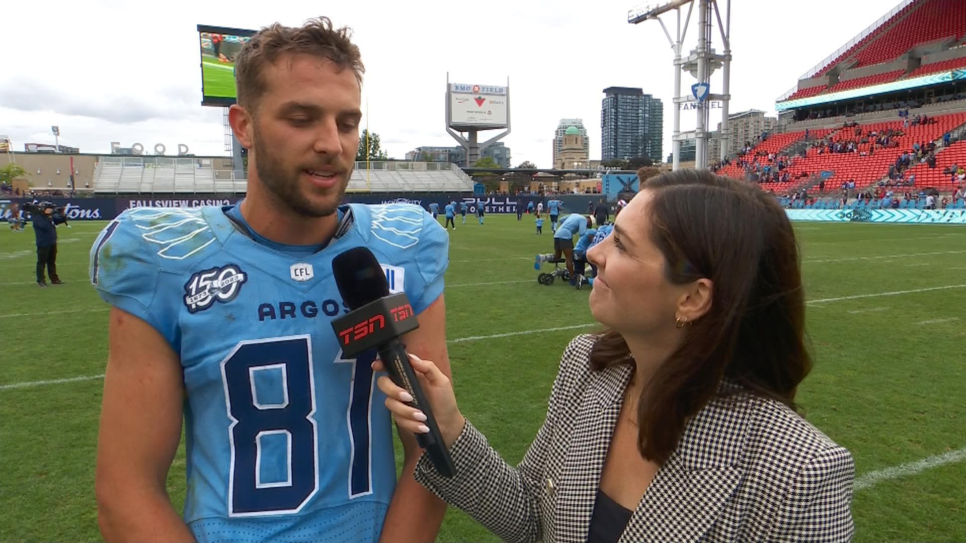 AJ Ouellette rushes for 105 yards and two touchdowns to secure Toronto  Argonauts' win and enable Toronto to clinch playoff spot - BVM Sports