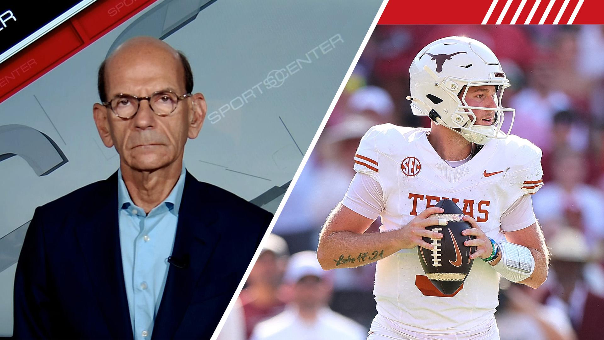 Finebaum Texas' biggest threat, AlabamaTennessee showdown Video TSN