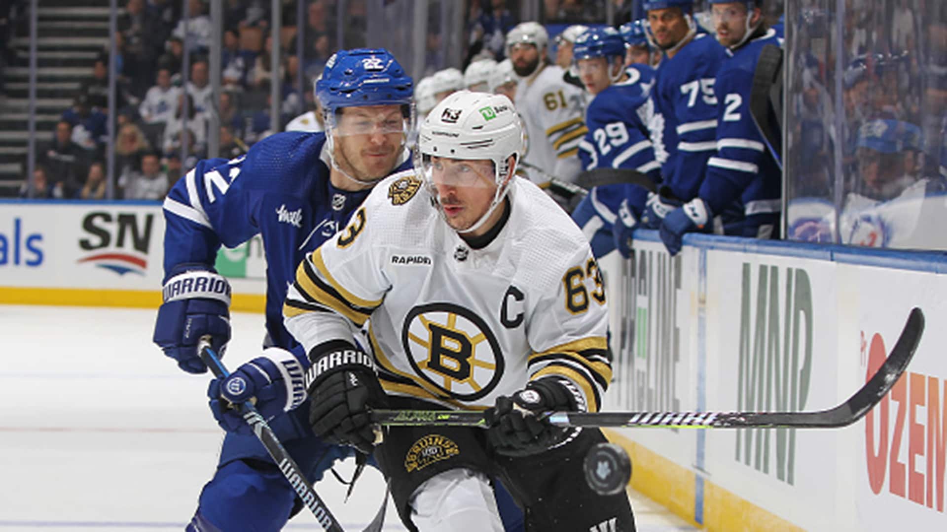 Keefe, Toronto Maple Leafs frustrated by Brad Marchand: 'It's unbelievable,  actually, how it goes' | TSN