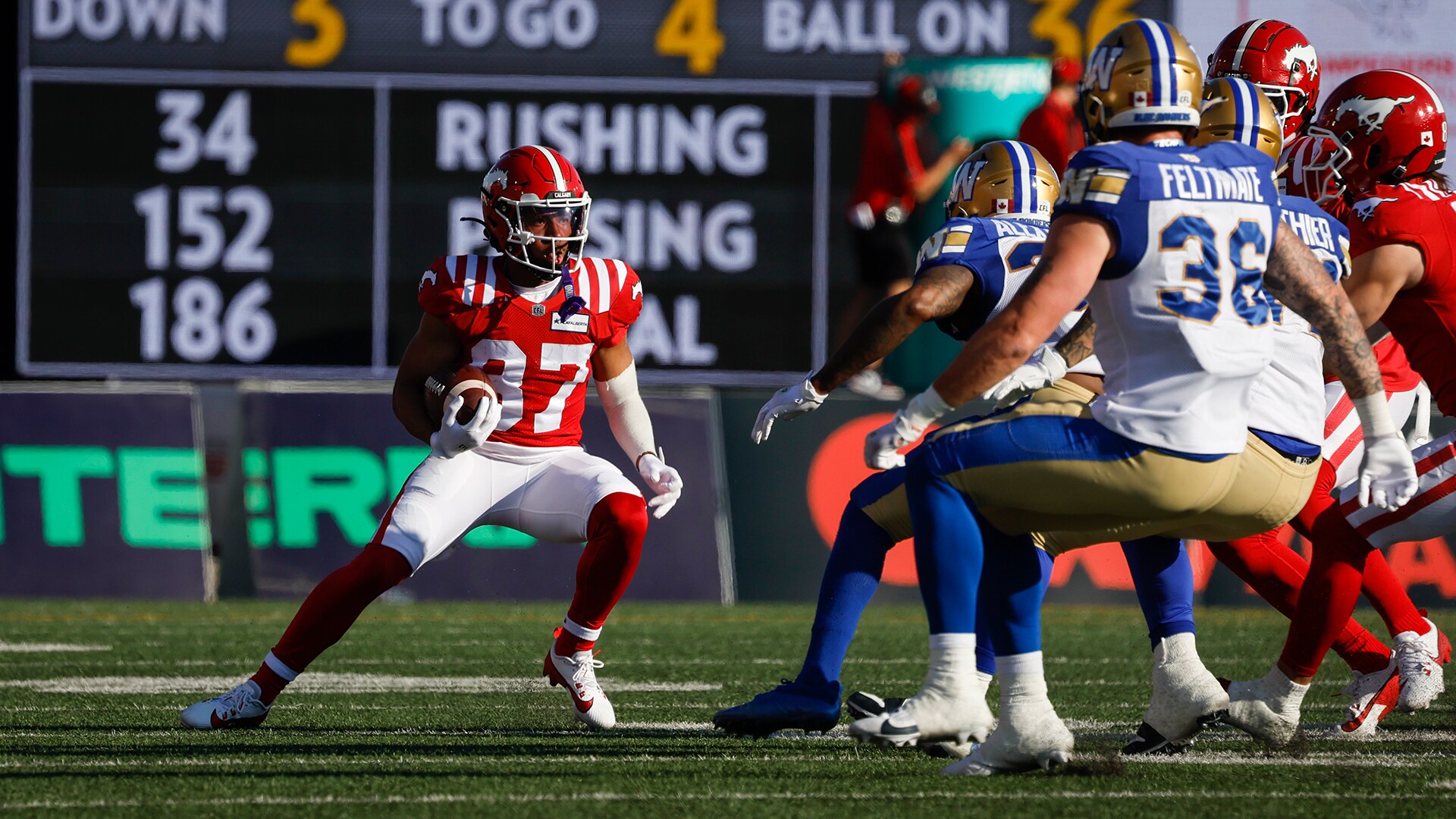 Paredes kicks 52-yard field goal in OT as Calgary Stampeders edge Winnipeg  Blue Bombers - TSN.ca