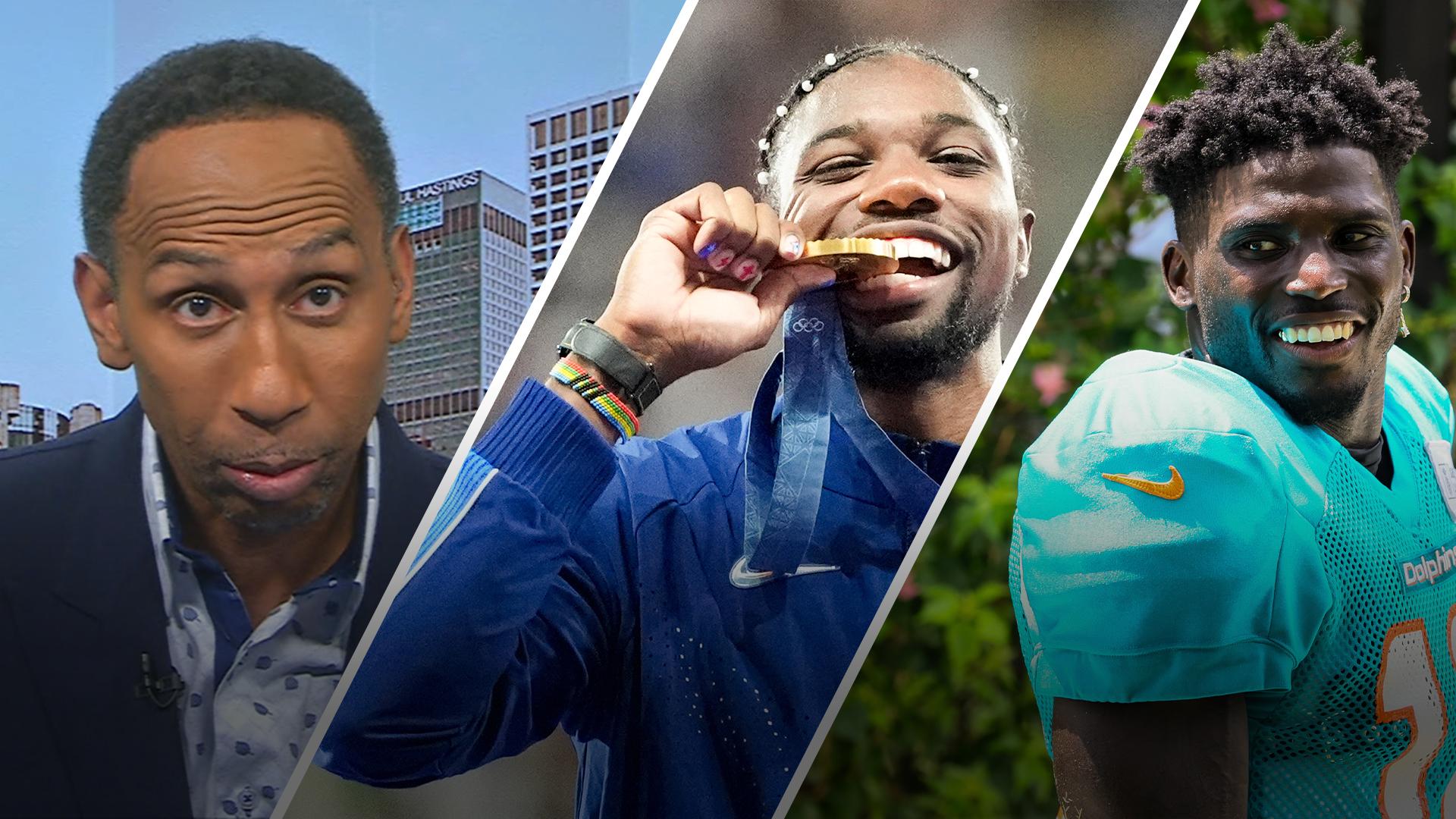Stephen A. settles the Noah Lyles vs. Tyreek Hill debate - Video - TSN
