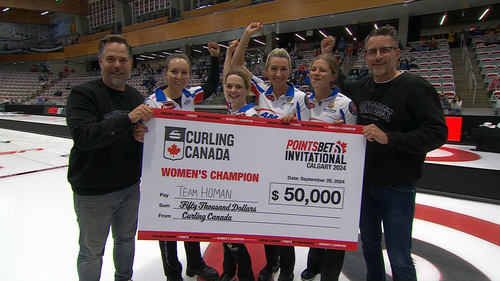 PointsBet Invitational Women's Final Team Homan 8, Team Skrlik 3