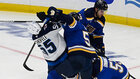 The TSN Hockey panel discusses how the Blues have targeted Mark Scheifele after he was crushed into the boards by Brayden Schenn and...