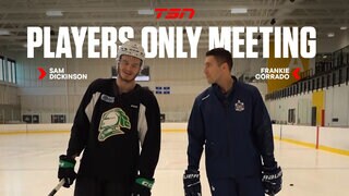 Players Only Meeting: Sam Dickinson tried being a goalie before becoming a defenceman