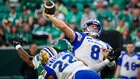 Zach Collaros throws back-to-back deep passes for a total of 80 yards and a touchdown in preseason action Friday night. The Blue Bombers...