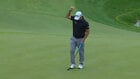 After Sam Burns missed the birdie, Ryan Fox got two shots to win the Canadian Open in the fourth playoff round and gets the birdie shot...