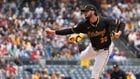 Pirates ace Paul Skenes fans seven over 7 2/3 innings, but earns the no-decision in a 2-1 win over the Phillies.