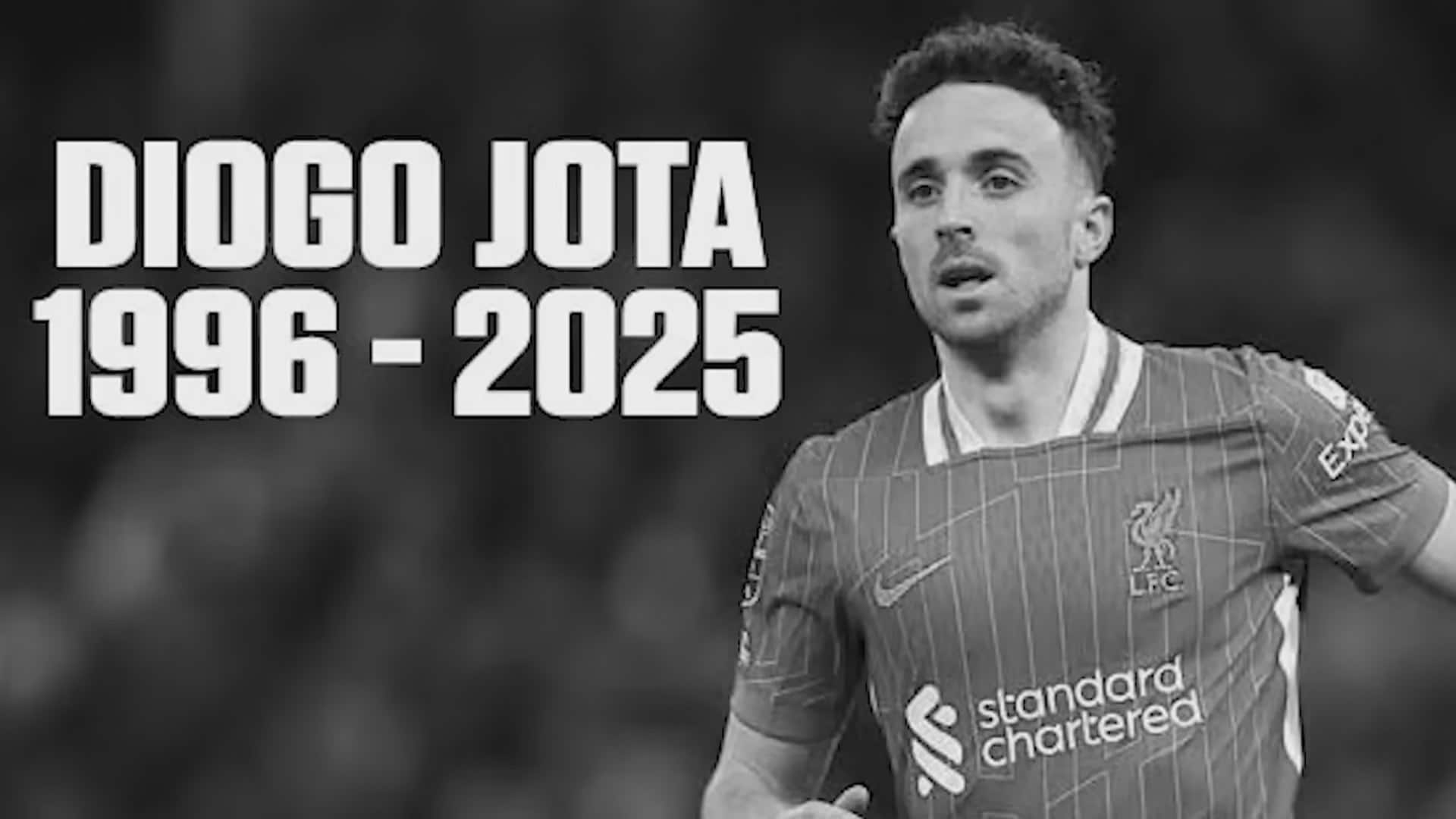 Paying tribute to Liverpool's Diogo Jota